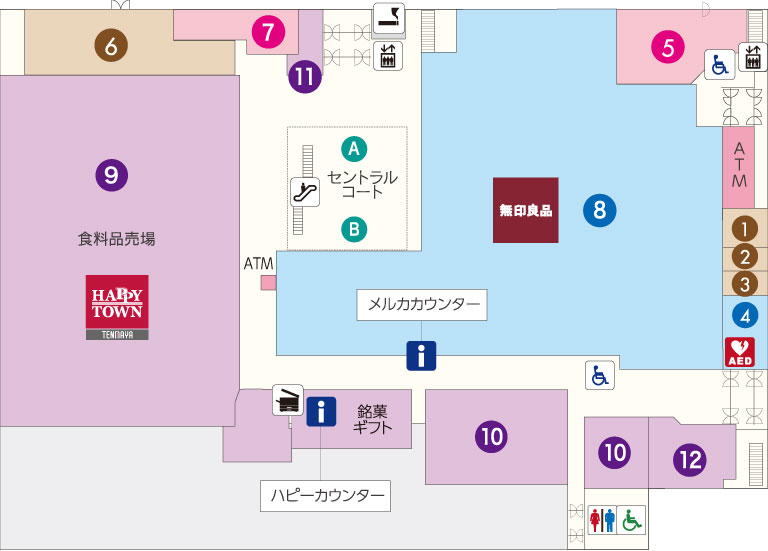1F フロアガイド