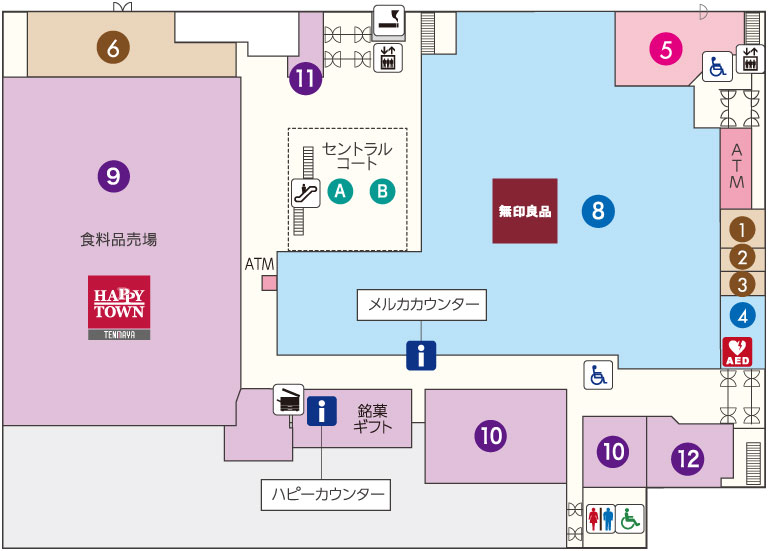 1F フロアガイド